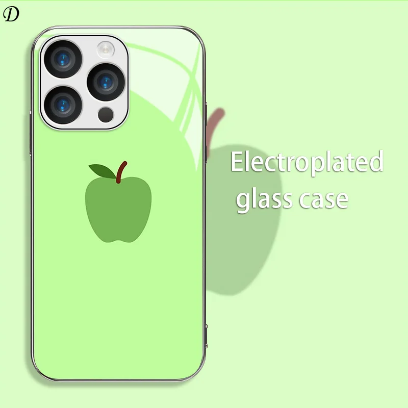 

Fresh and simple green iPhone case is suitable for iPhone 17/16/16ProMax/15/14/13/12ProMax/11/11Pro Anti-drop protection