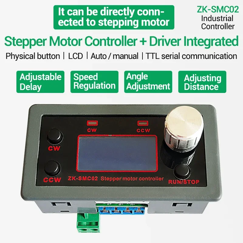 Stepper Motor Driver and Controller DC 5-30V 4A Reverse Pulse Speed Control Board Programmable PLC Serial Communication