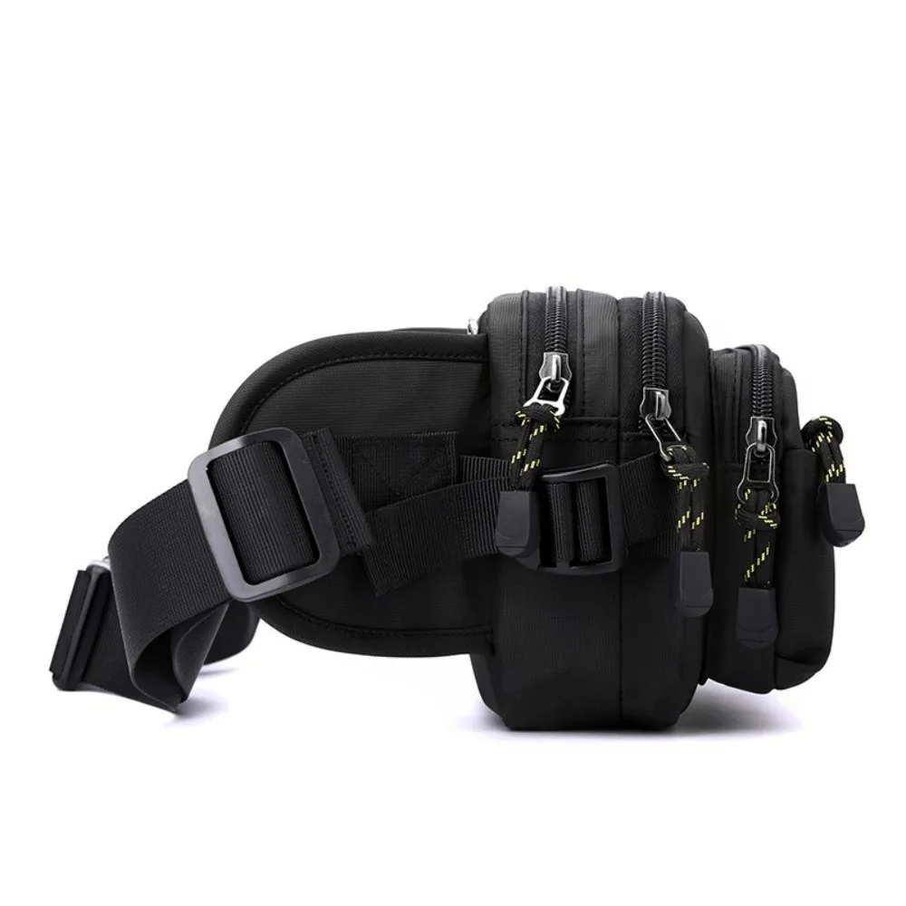Marsupio da uomo multistrato Borsa a tracolla con tracolla regolabile di grande capacità Borsa da petto da lavoro in tessuto Oxford per viaggi all'aperto