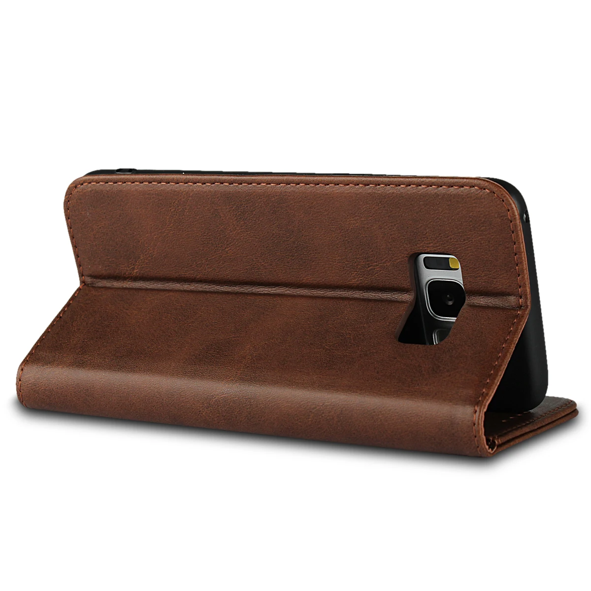 Leather case For Samsung Galaxy S8 S8 + Plus Flip case card holder Holster Magnetic attraction Cover Wallet Case Coque