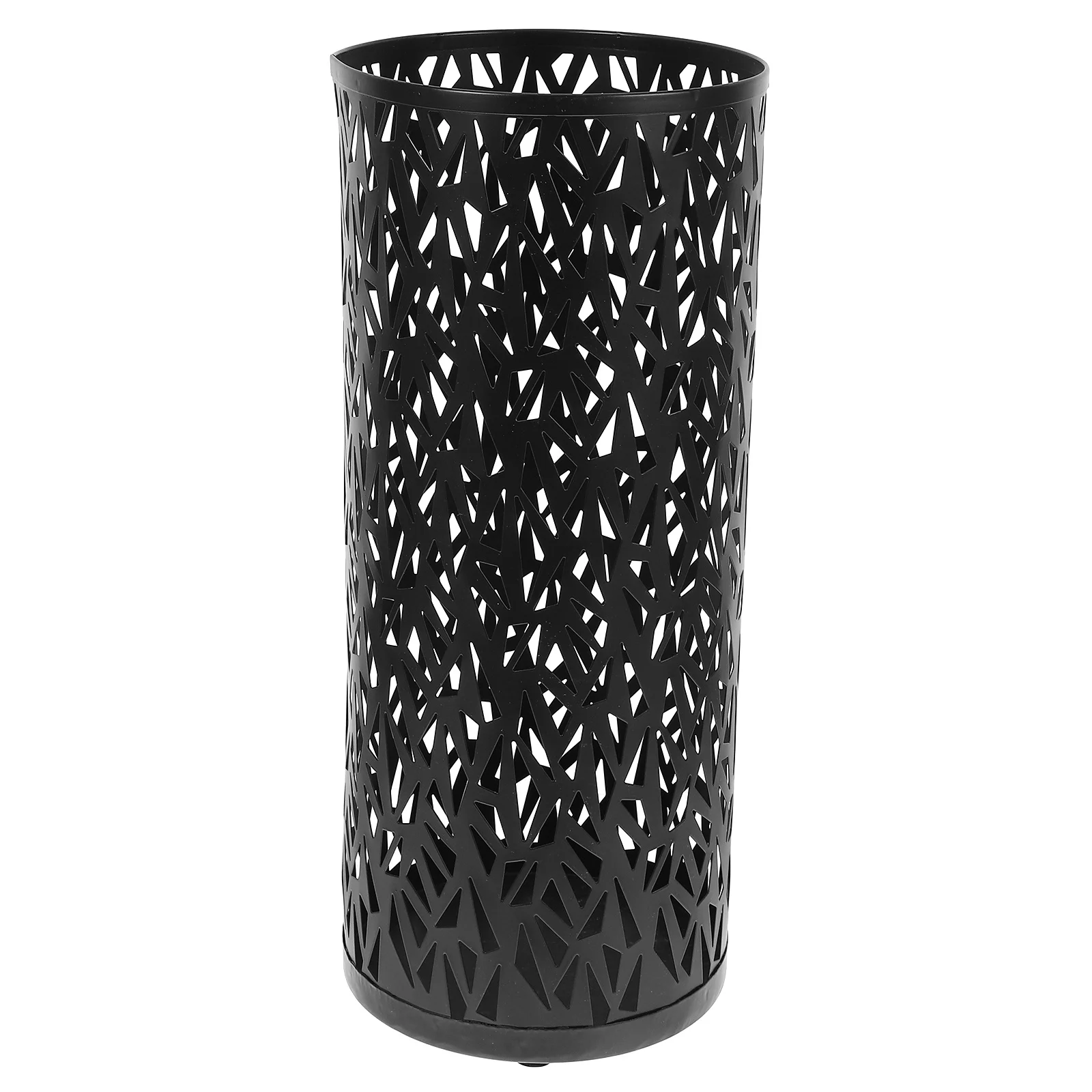 

Hollow Metal Umbrella Storage Bucket Iron Flower Vase Rustic Decorative Dried Flower Container For Entryway Home Umbrella Holder