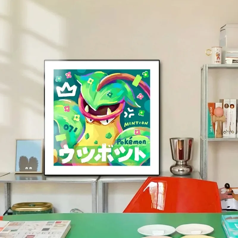 

Pokemon Anime canvas painting art decorative painting children's room decoration wall hanging painting living room wall decorat