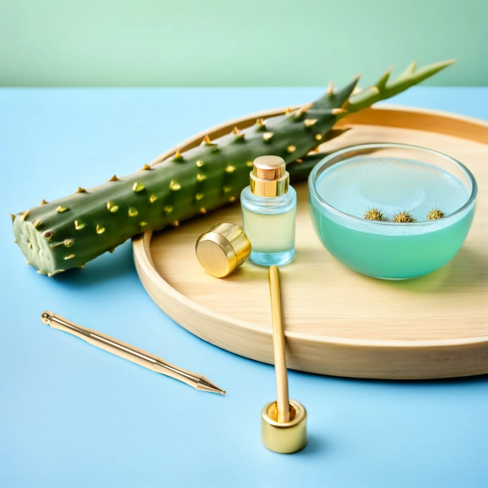 

Медная акупрессурная массажная ручка, инструмент для рефлексологии лица, двусторонний зонд для акупунктурных точек, меридианная терапия, ручной массаж