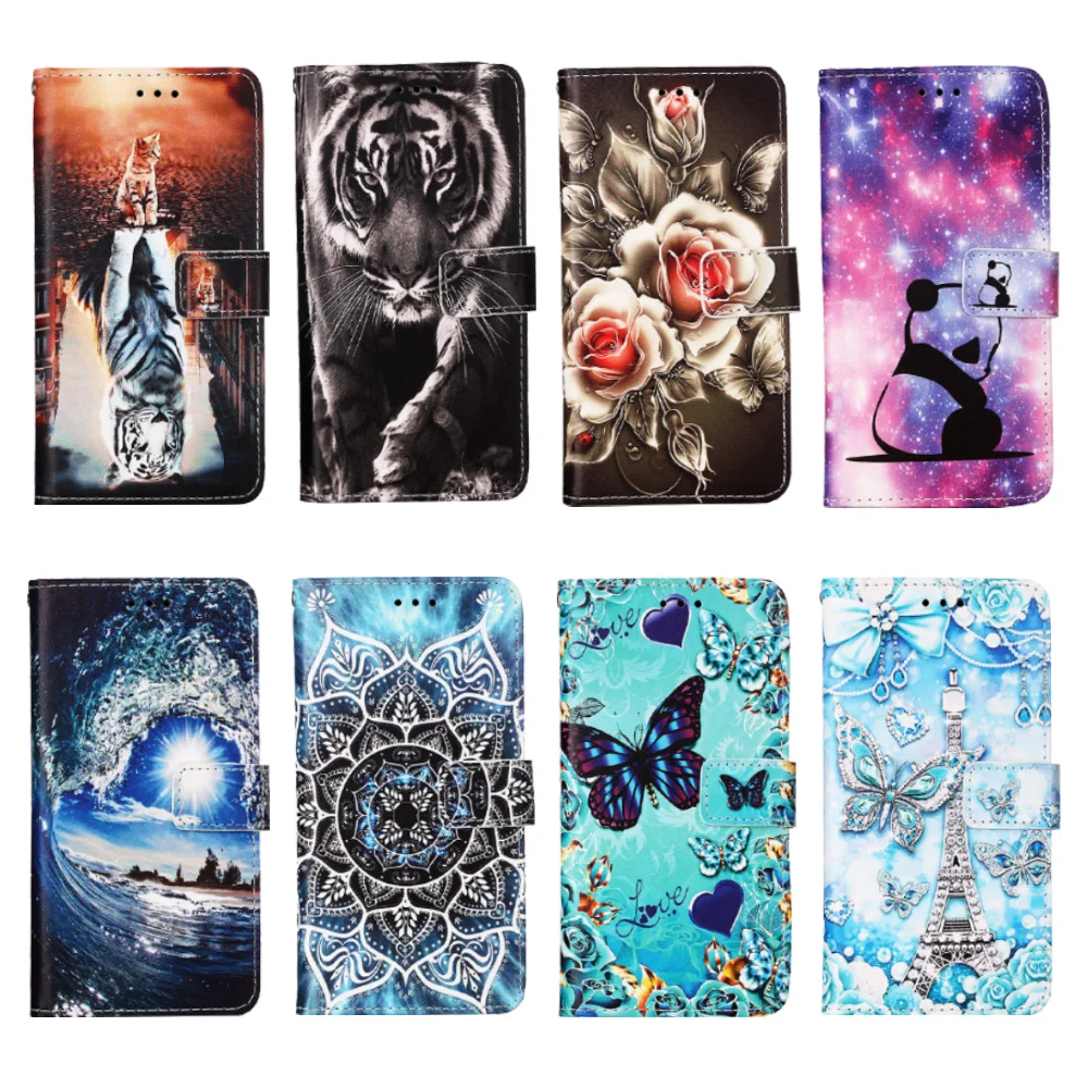 Case For Blackview A52 Pro A53 Oscal Modern 8 Color Shark Oscal Tiger 12 Wave 6C Shark 9 Wave 8C Oscal Flat 2 Cartoon Animal