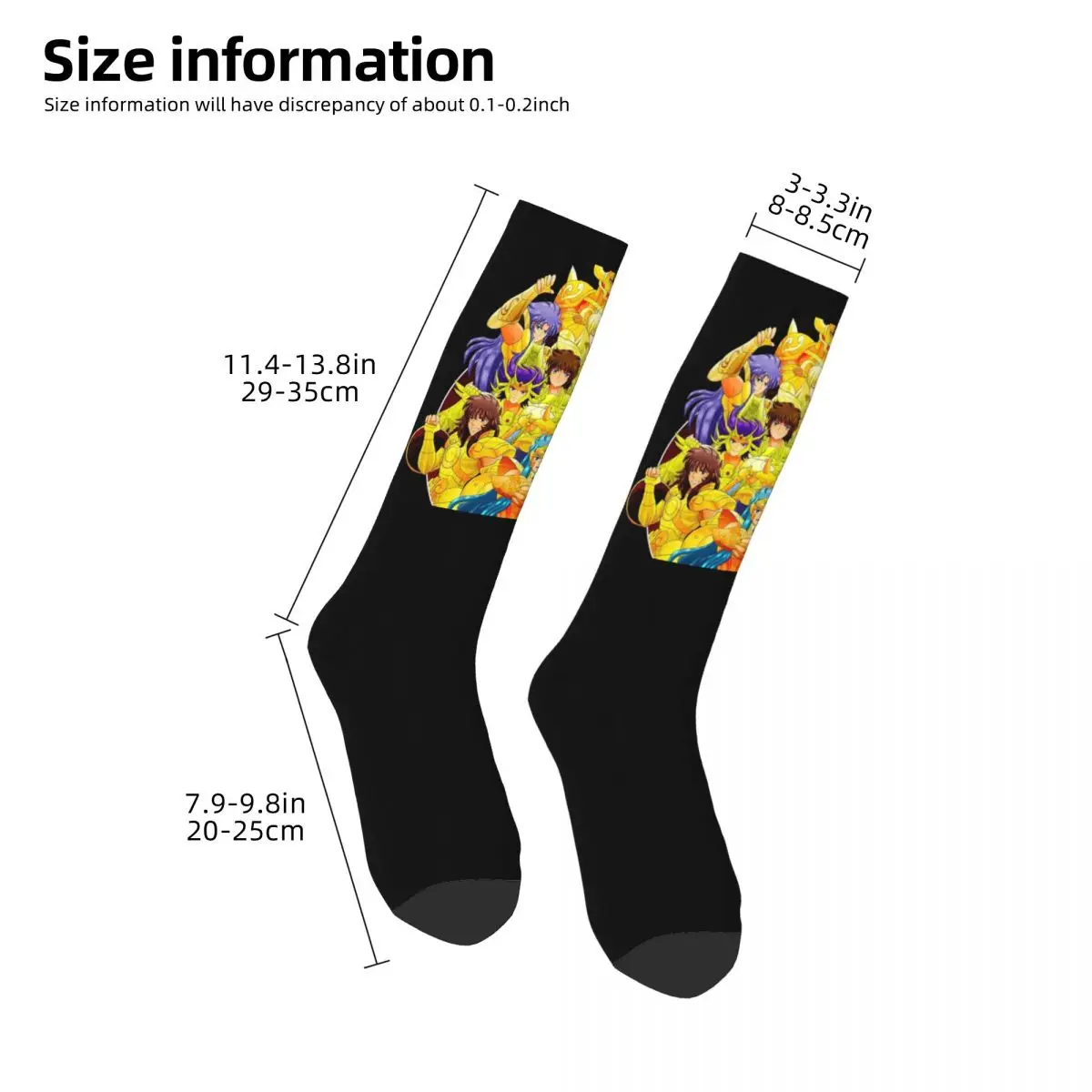 The Seiya Knights Merch Socks Harajuku Super Soft Stockings All Season Long Socks Accessories for Man's Woman's Christmas Gifts