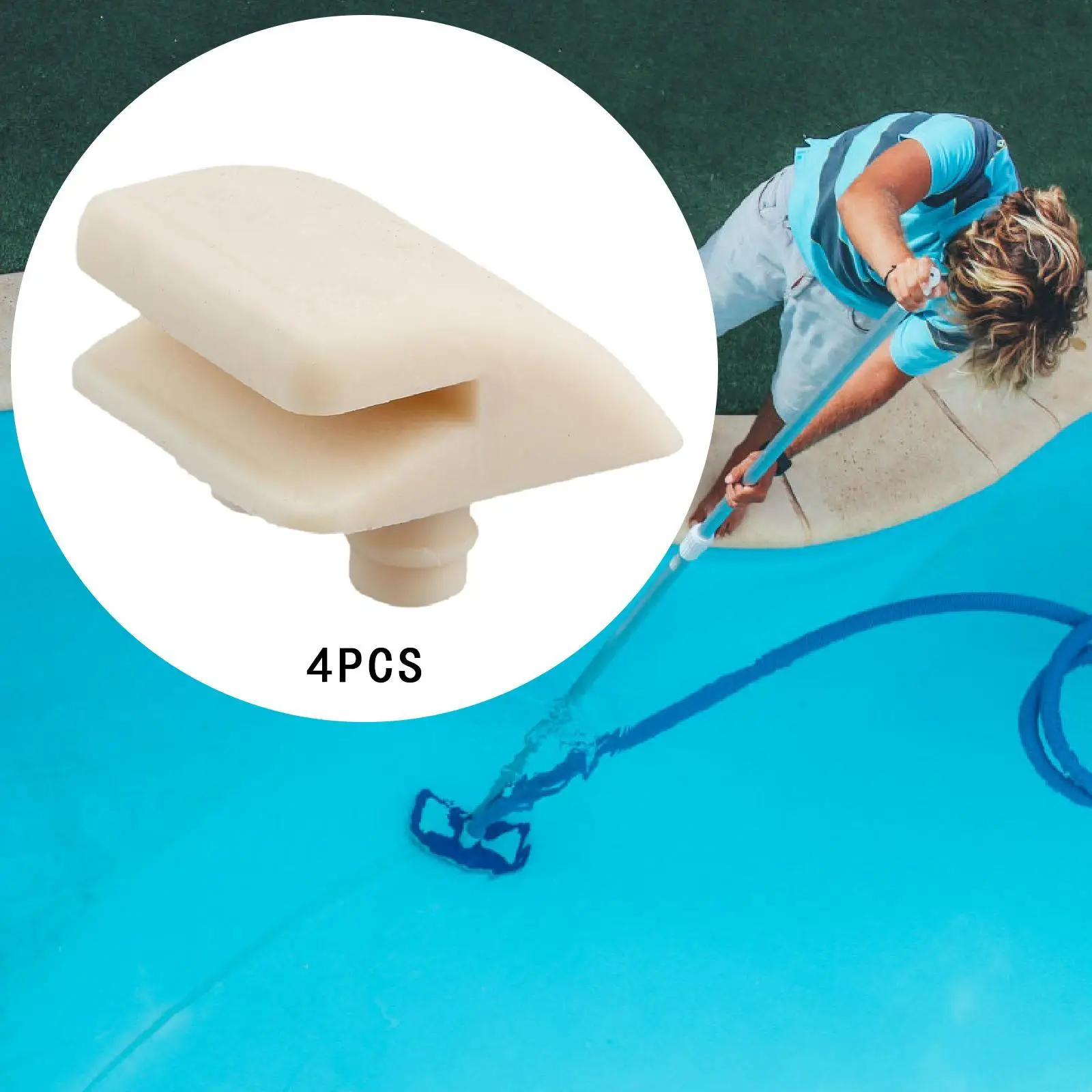 

4x Pool Cleaner Shoe Kits Axv014SP Lightweight Accessories Compact SPA Pool Maintenance Rubber Home Cleaning Pool Cleaner Parts