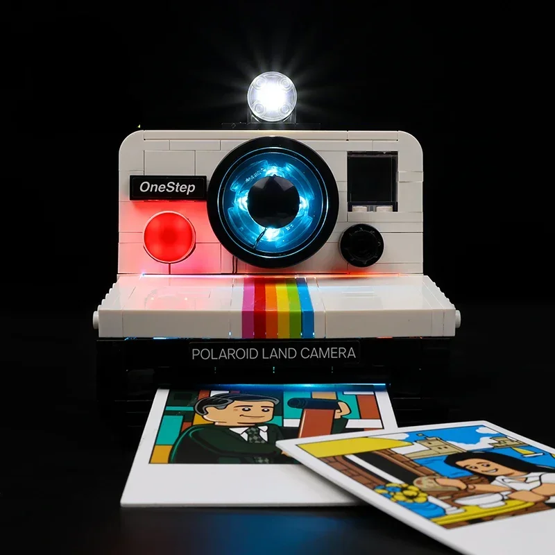 LED Light Set for Polaroid OneStep SX-70 Camera 21345 Collectible Model Bricks DIY Toys Not Included Building Blocks