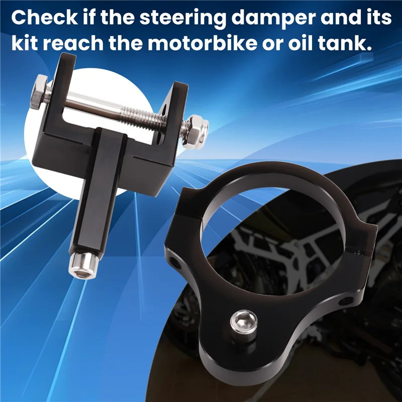 ABOK-Motorcycles Steering Stabilize Damper Bracket Mount Kit For TIGER 900 GT For TIGER900 RALLY For Tiger 850 - Image 5