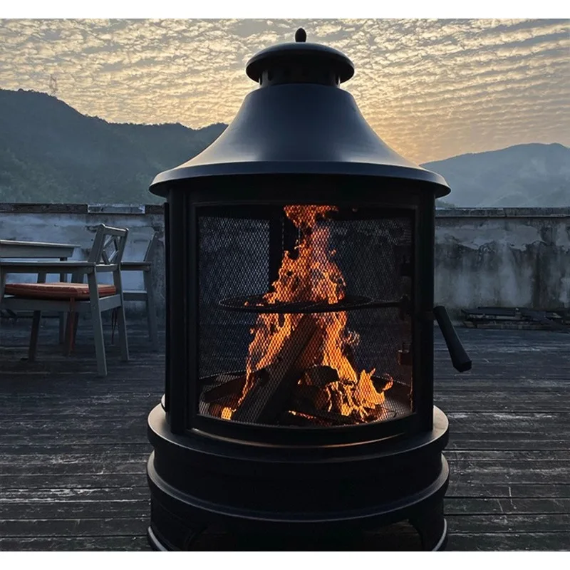 Outdoor Garden Heating Garden Grill Household Firewood Charcoal Grill Outdoor Grill
