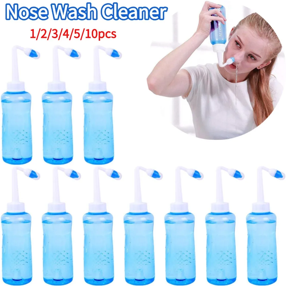 Nose Wash Cleaner Nasal Irrigator Rinse Bottle Nose Protector Avoid Allergic Rhinitis Nose Prevent allerg Nasal Wash Cleaner