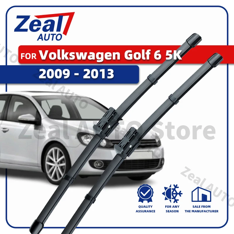 LHD RHD Frontscheibenwischerblätter für Volkswagen VW Golf 6 MK6 VI 5K 2009 2010 2011 2012 2013 Kombi GTI R GTD Autozubehör