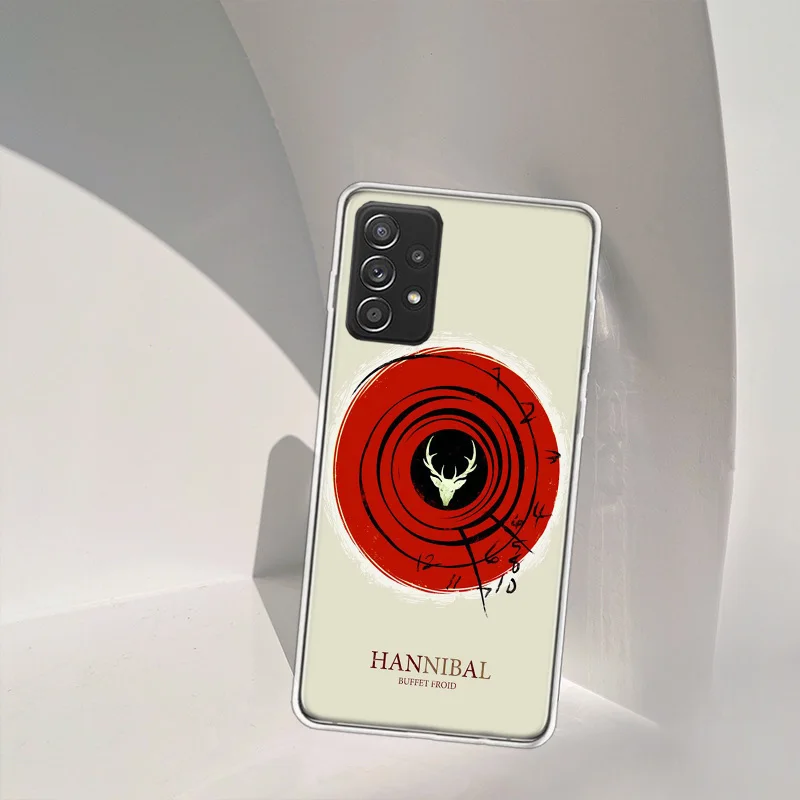 Killer Movie Hannibal Phone Case For Galaxy S23 S20 S21 FE Plus Samsung S24 S22 Ultra TPU Pattern S10 S10E S9 S8 S7 Edge Cover S image 3