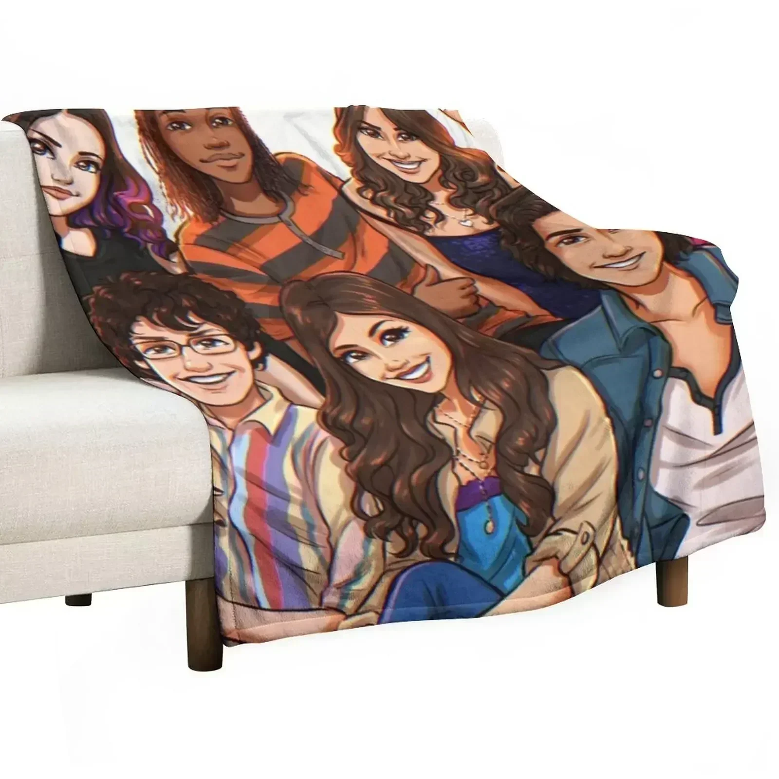 Victorious Cast Throw Blanket Decoratives Decorative Beds heavy to sleep Camping Decorative Sofa Winter beds Blankets