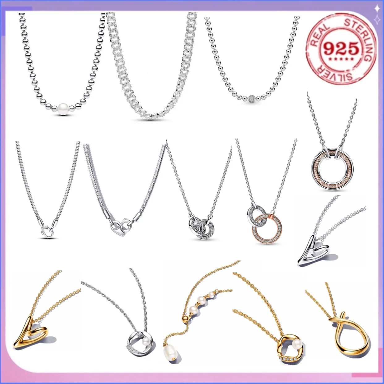 

Лидер продаж, стерлинговое серебро 925%, модное и персонализированное ожерелье с подвеской в форме сердца, ювелирные изделия для женских подарков