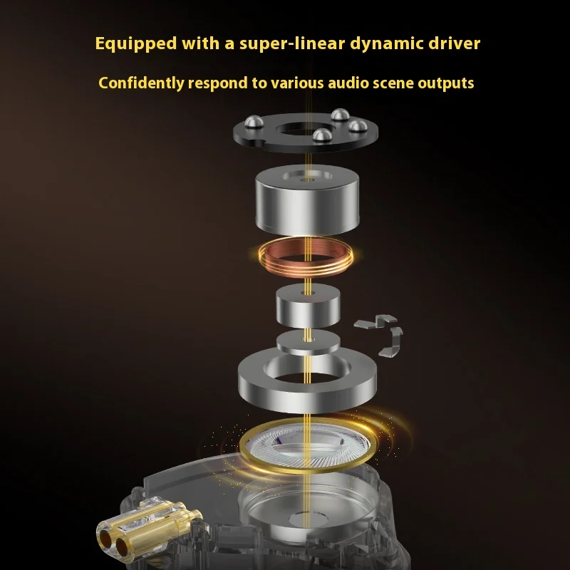 KZ Gale Wired HiFi Earphones With 2 Mics In Ear Superlinear Dynamic Drive Music Monitor Ergonomics Headset Custom Gaming Earbuds