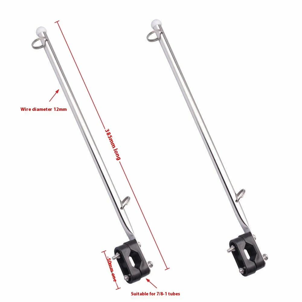 

STLF ISURE флагшток для морской яхты 385 мм 465 мм, фурнитура из нержавеющей стали, аксессуары, включая флагштоки, флагштоки, аксессуары для лодок