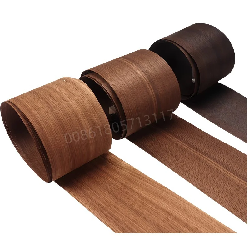 Custom Natural Smoked/Fumed Oak Wood Veneer,1 Piece, about 0.25-0.5mm thick, for Furniture & DIY Woodworking, Brown,Coffee