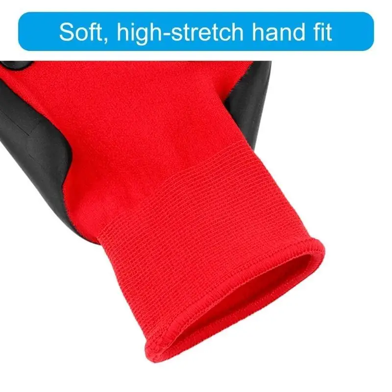 

Y1UD Professional TPE Safety Gloves Breathable Nylon Security Protective Work Gloves