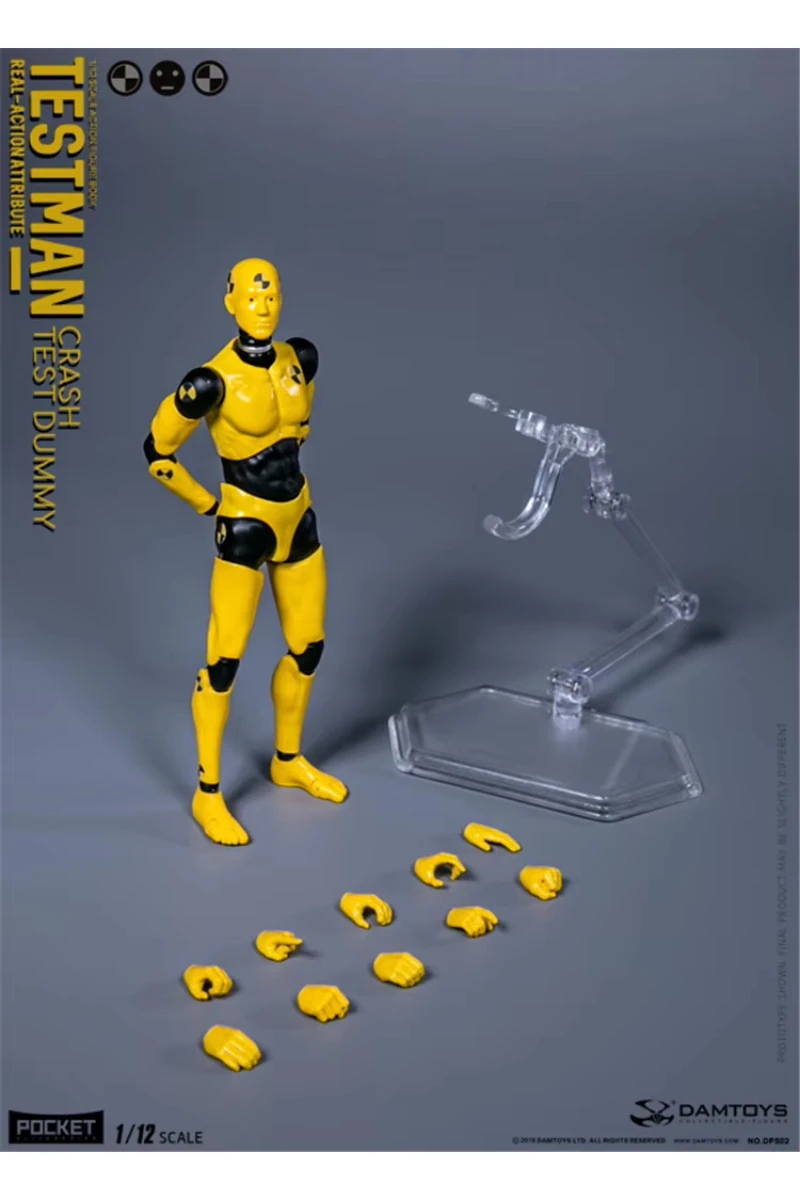 DAMTOYS 1/12 Skala DPS01 DPS02 Męski Żołnierz Malarski Rysunek Test Super Elastyczny Ruchomy Model Ciała 6-calowe Figurki Akcji Kolekcja