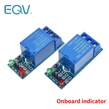 Déclencheur de bas niveau 5V 12V, Module de relais à 1 canal, bouclier de carte d'interface pour PIC AVR DSP ARM MCU Arduino