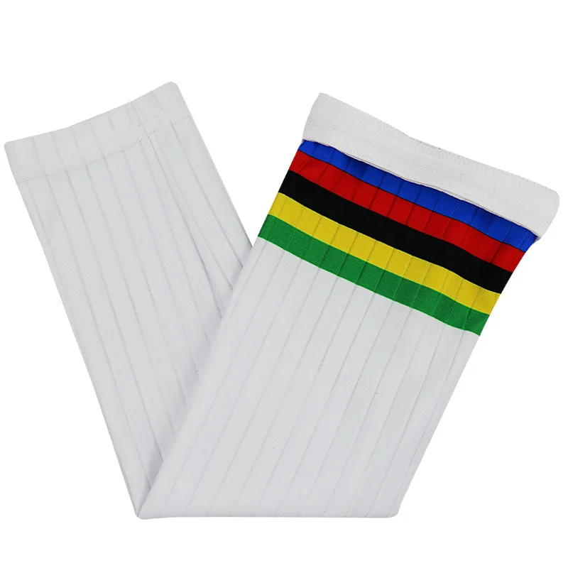 Manchette de vélo à rayures UV, couverture de bras, manchette aérodynamique, manches de vélo, course à pied, écran solaire, jambe, sport, extérieur, chauffe-bras