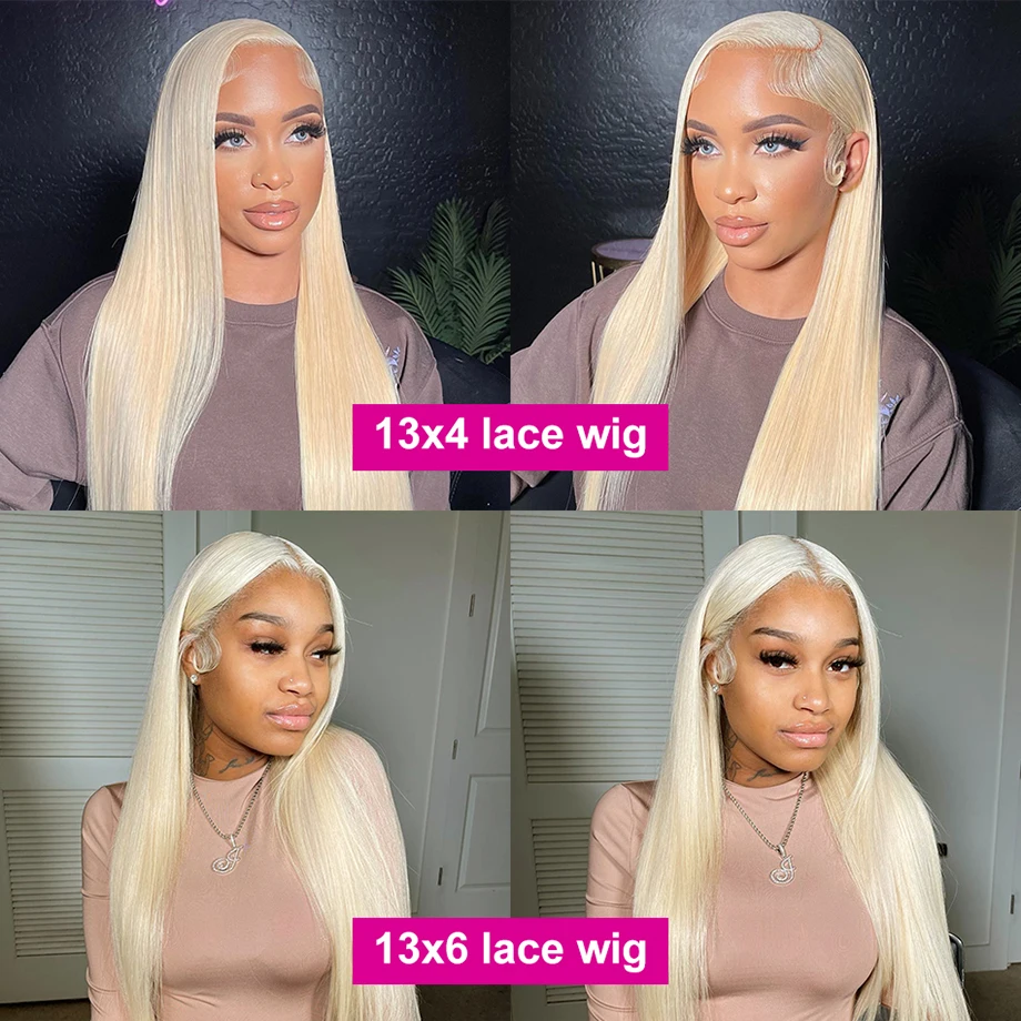 30 Inch 613 Human Hair Wig Brazilian 13x6 Hd Lace Frontal Wig Straight Human Hair Wigs Color Honey Blonde Human Lace Front Wig image 3