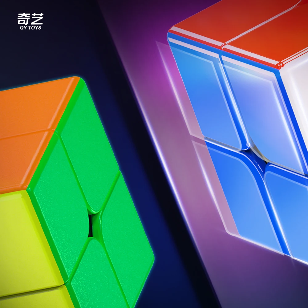 QiYi 2x2 المحارب م 2x2 المغناطيسي الأشعة فوق البنفسجية المكعب السحري ألعاب تعليمية المهنية هدايا عيد الميلاد ألعاب كوبو ماجيكو