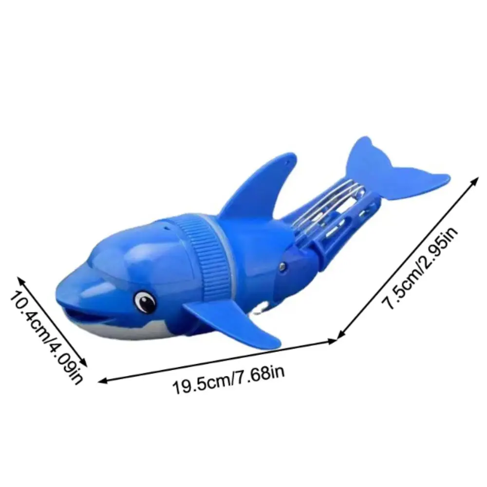 Cartoon Design Elektrisch dolfijnspeelgoed Elektrisch aangedreven Rolling Motion Badspeelgoed Swingende actie Watergeactiveerd waterspeelspeelgoed