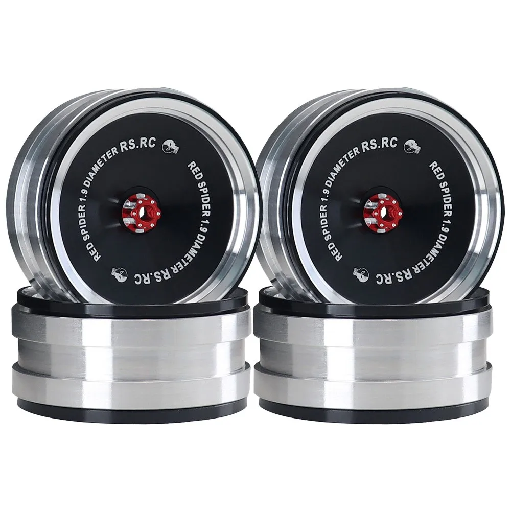 4 قطعة معدنية 1.9 "خمر سلسلة حافة محور ل 1/10 Rc المسار المحور Scx10 Traxxas Trx4 Rc4wd D90 Redcat Gen8 #2