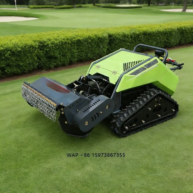 

All-Terrain Performance Industrial Intelligent Robot Remote Control Tracked Flail Mower Drive Lawn Mower