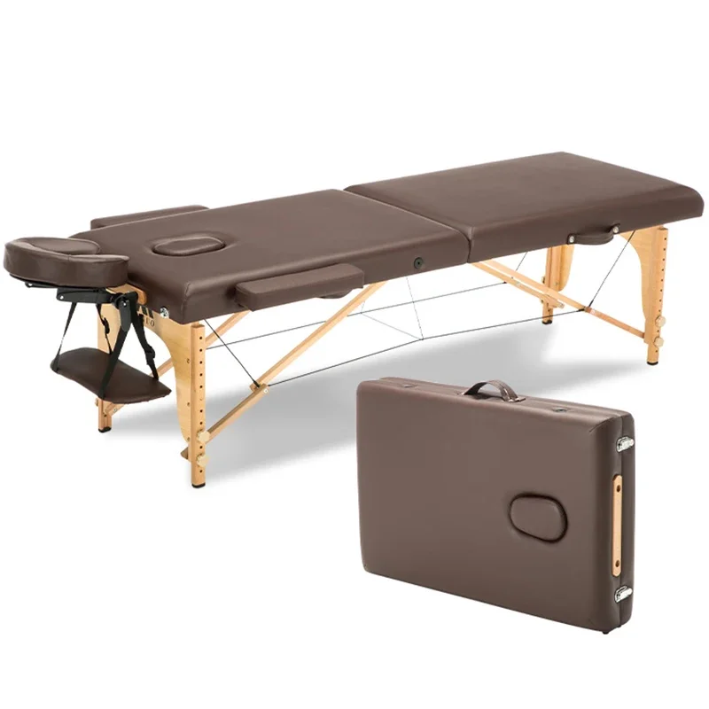 

Wooden Folding Portable Massage Table Lash Tattoo Knead Massage Bed Physiotherapy Adjust Camilla Masaje Beauty Furniture