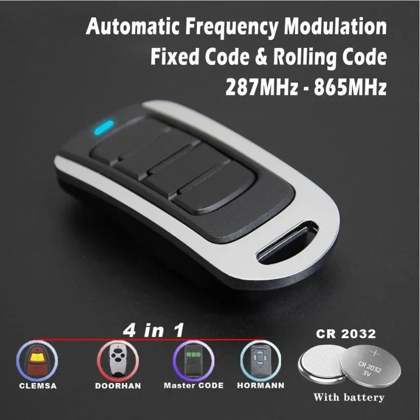 For AVIDSEN 104250 104700 114253 104251 104257 654300 654250 654100 614701 Garage Door Remote Control Transmitter 433.92MHz New