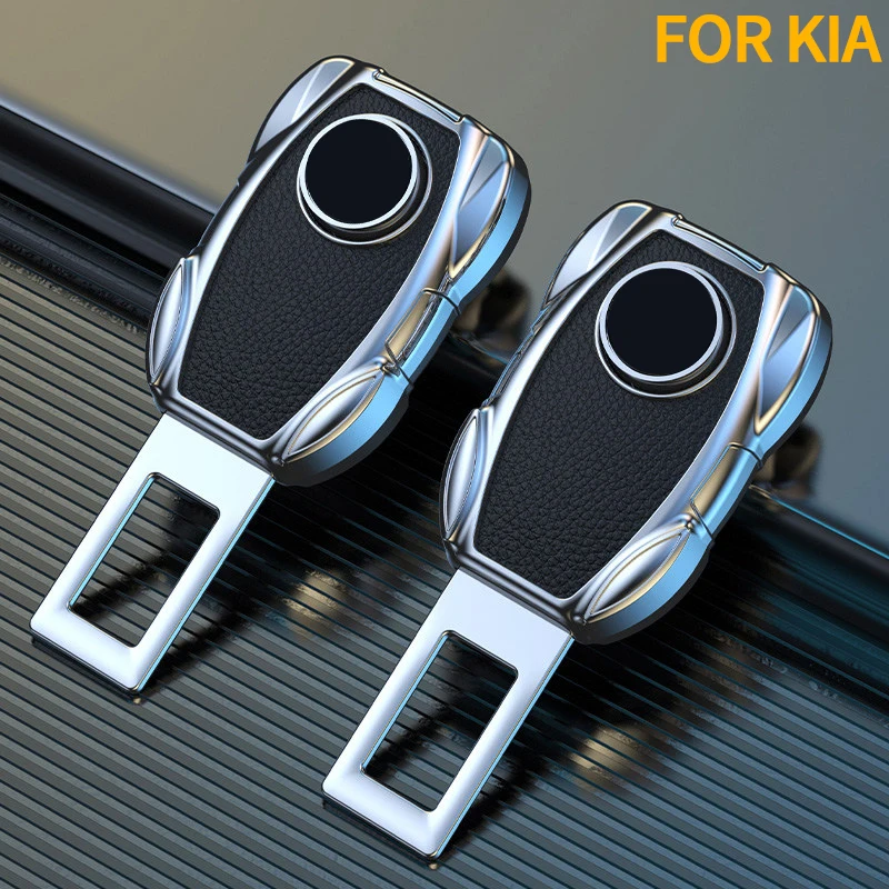Car Accessories Zinc Alloy Material Car Seat Belt Extension Wear‑resistant Durable For KIA K5 Optima Soul Spectra Niro Cadenza