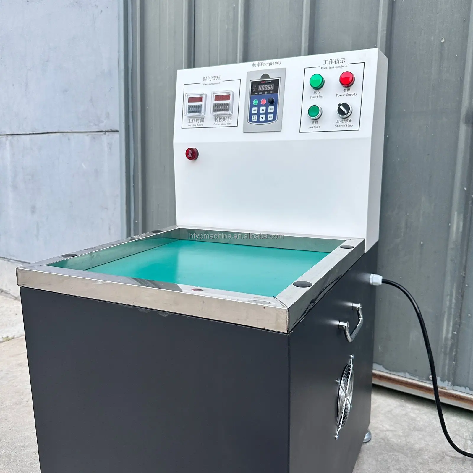 15KG Magnetic Surface Polishing Machine Jewellery Deburring Aluminum Precision Part Polishing Machine Magnetic Polishing Machine