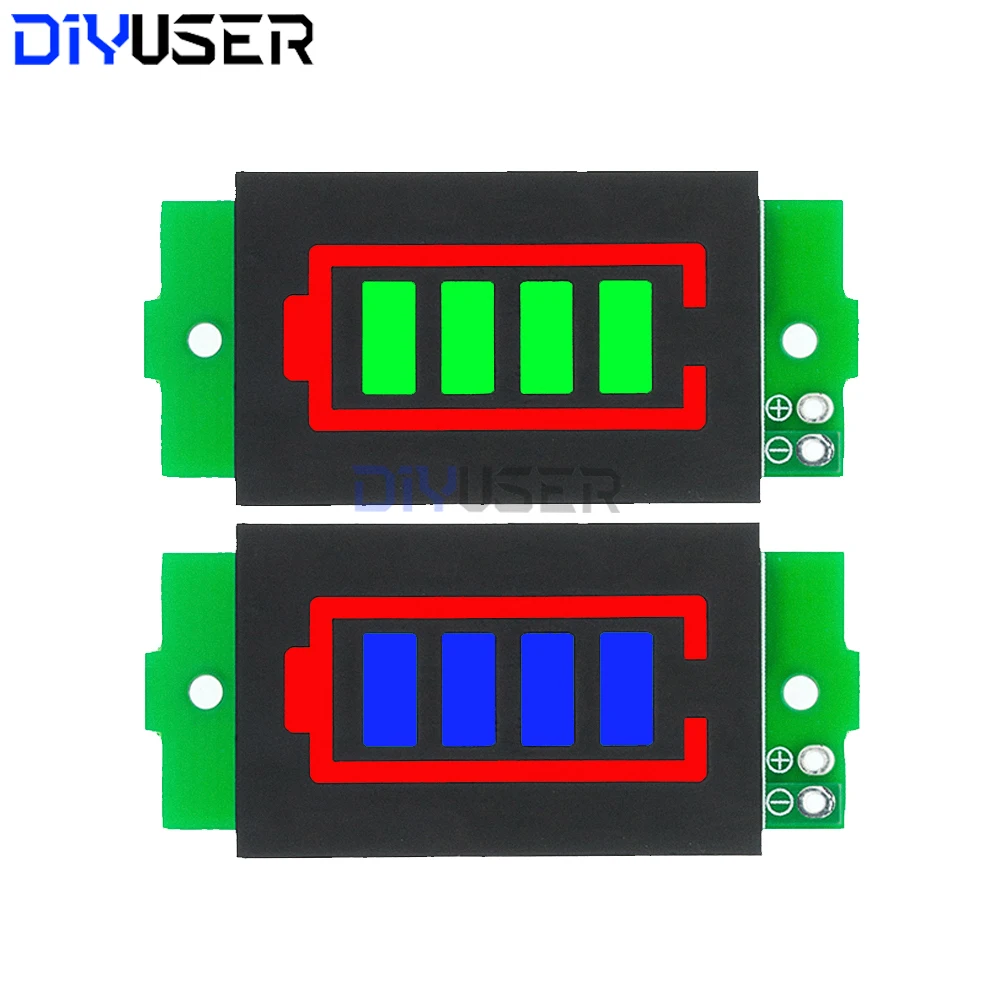 1-8S 1S/2S/3S/4S Single 3.7V Lithium Battery Capacity Indicator Module 4.2V Display Electric Vehicle Battery Power Tester Li-ion