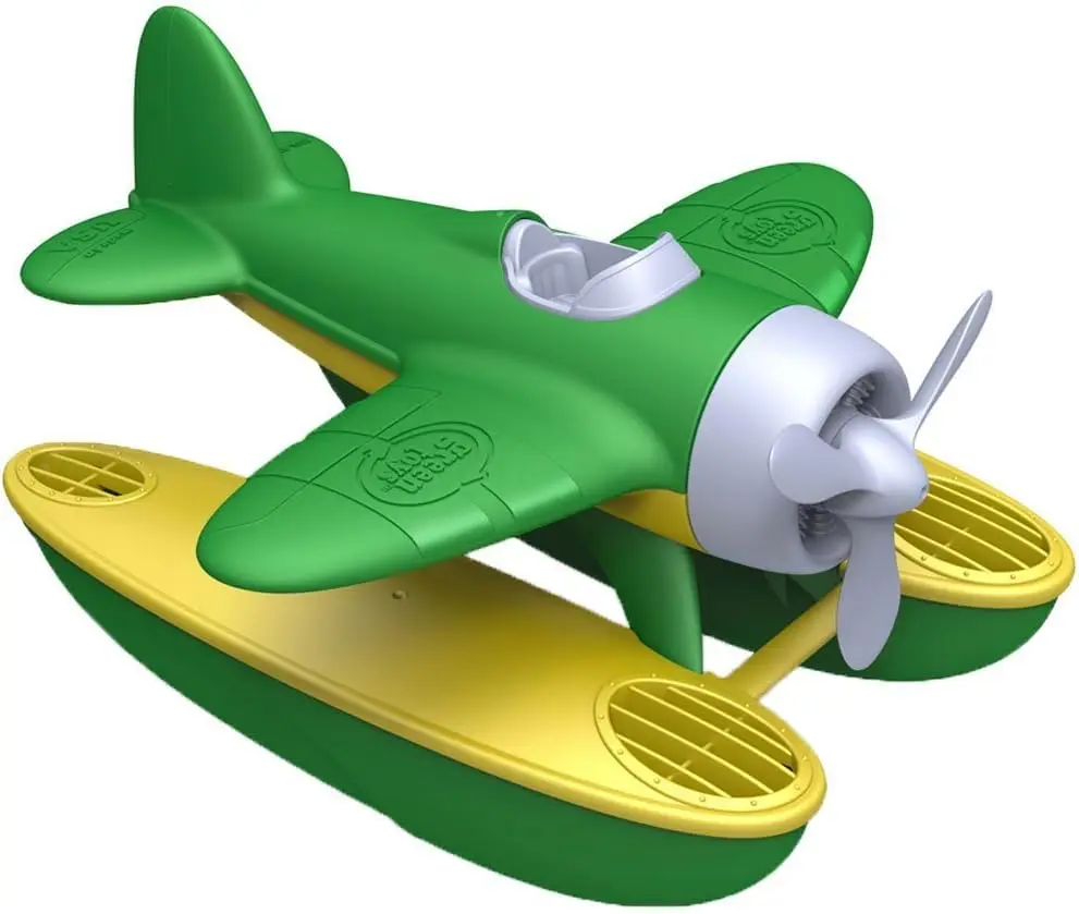 

Seaplane Pretend Play Toy, Motor Skills Development, Bath Floating Vehicle. BPA-Free, Phthalate-Free, PVC-Free.Recycled Plastic