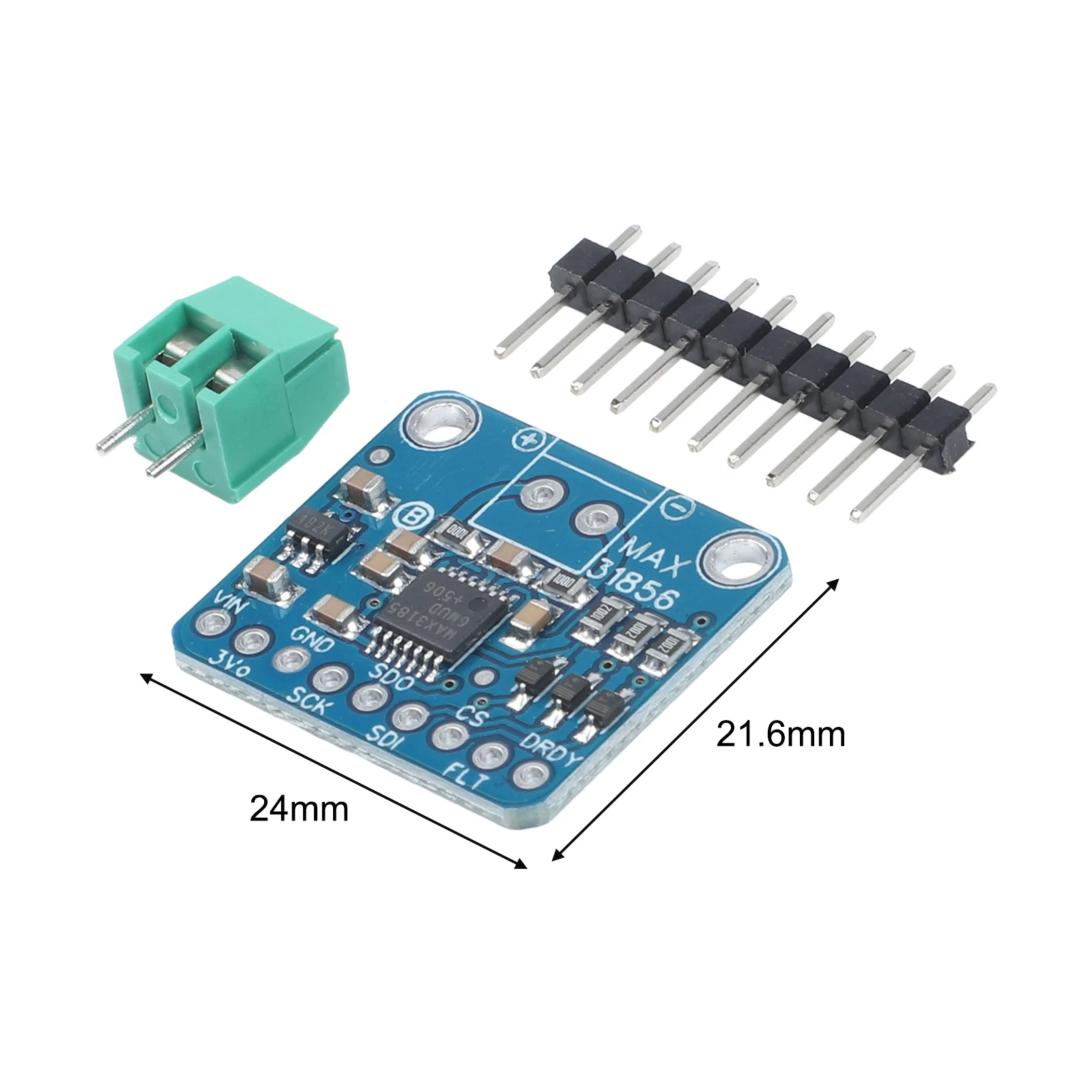 1set MAX31856 Thermocouple Module's AD Converter Detects Open-circuit Thermocouples With 19-bit Temperature Resolution