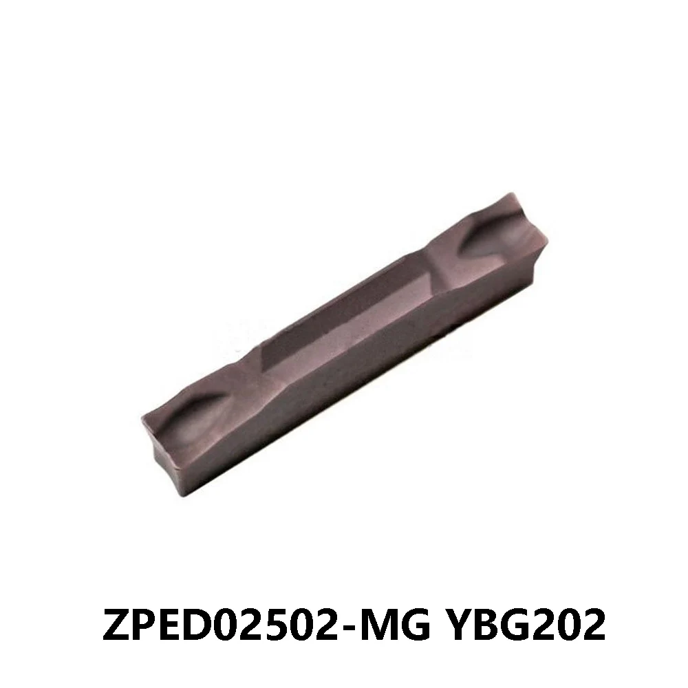 Original ZPED02502-MG YBG202 YBG302 Machine Turning Tools ZPED Carbide Inserts CNC Cutter Lathe Metal ZPED02502 MG BEYOND 10pcs