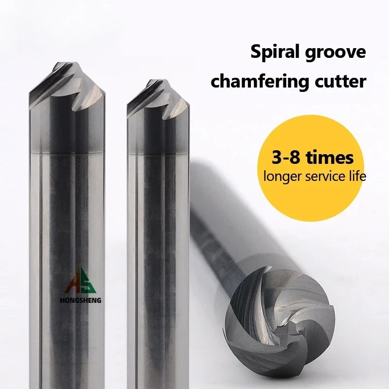 

Chamfer Milling Cutter Carbide Corner Countersink Chamfering End Mill Deburring Edges 30 60 90 120 Degree 2 4 Flutes Spot Drill