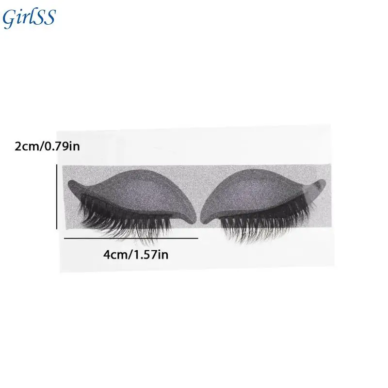 Wielokrotnego użytku, nie klei Potrzebne plastry na rzęsy Wygodne noszenie Łatwa aplikacja dla początkujących T4MB