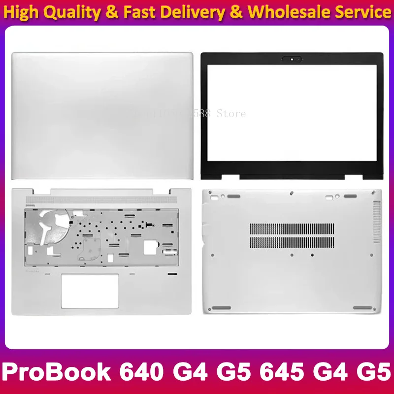 

Новый чехол для ноутбука HP ProBook 640 G4 G5 645 G4 G5, задняя крышка ЖК-дисплея/передняя панель/Palmrst/нижний корпус, верхняя часть корпуса, серебристый L09526-001