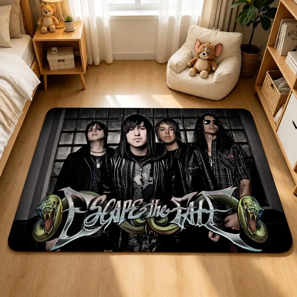 Band-Escape The FateS Floor Mat Shower Foot Mat, Bedside Carpet, Entrance Absorbent Doormat, Soft Non-Slip