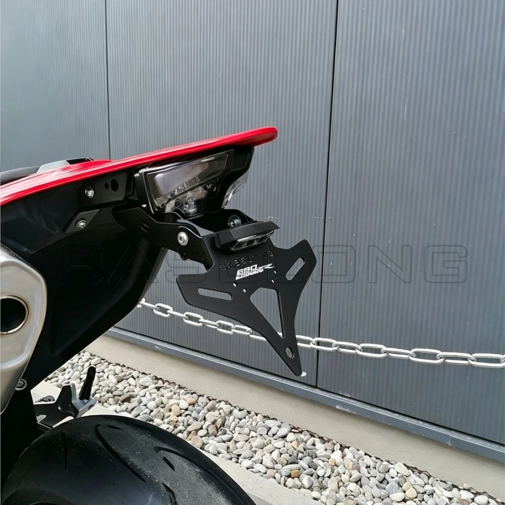 ES700 SM700 ABS License Plate Holder Bracket FOR Gas Gas SM/ES 700 ABS Rear Tail Tidy Fender Eliminator Kit 2022-2023 2024