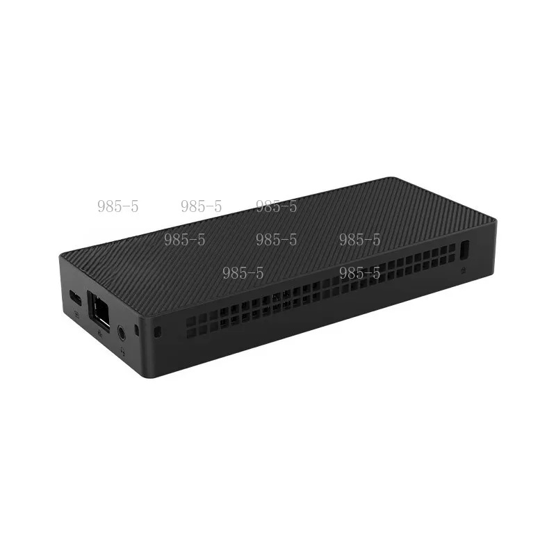 Portable N100 Mini Host, 4-Core 4-Thread Mini PC, Gigabit LAN WiFi Bluetooth, 4K Media Player for Office Use
