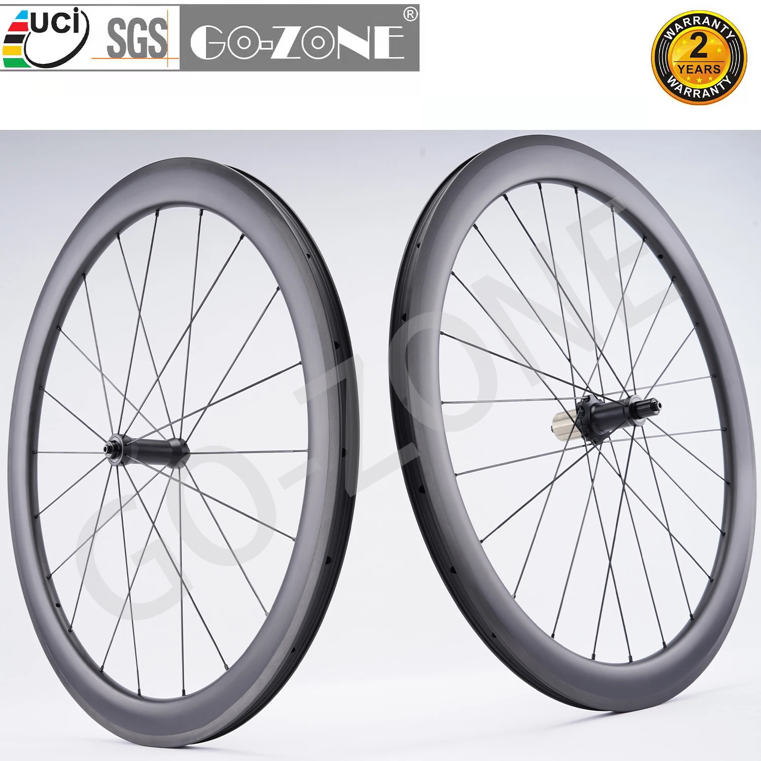 

UCI Approved 700c Road Wheels Carbon Rim Brake Gozone R290 Straight Pull Normal / Ceramic Bearings Bicycle Wheelset