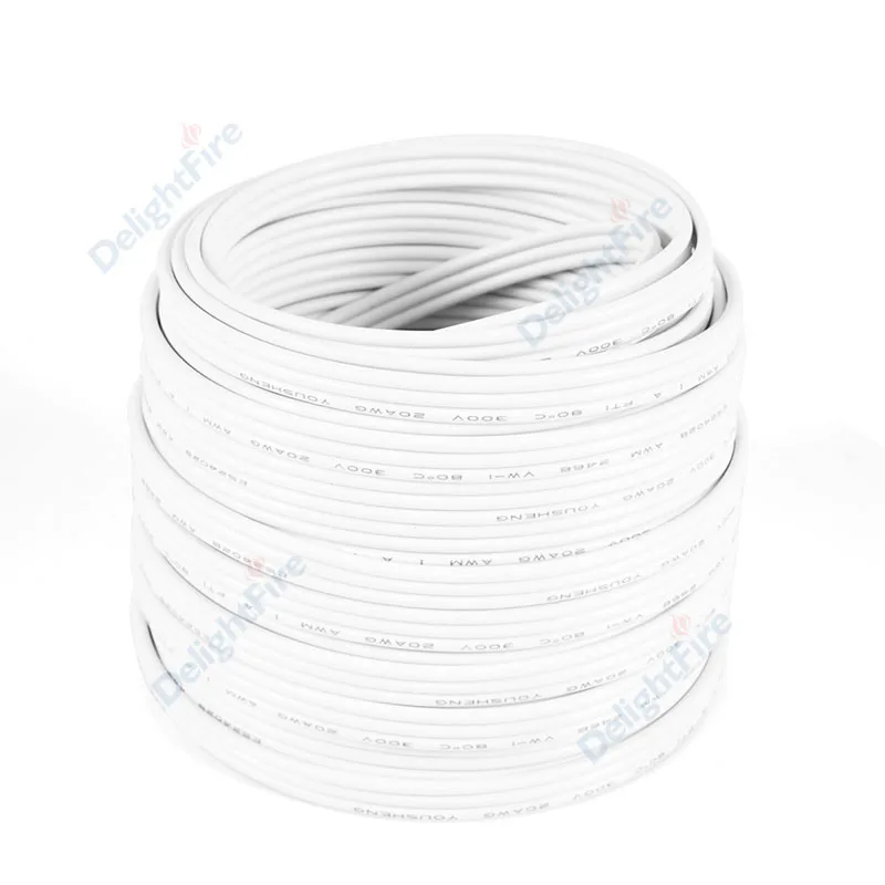 10m LED Cable Electrical Wire 2/3/4Pin 22/20/18AWG Extension Wire Connector For 5050 3528 WS2812B WS2811 RGB LED Strip Lights