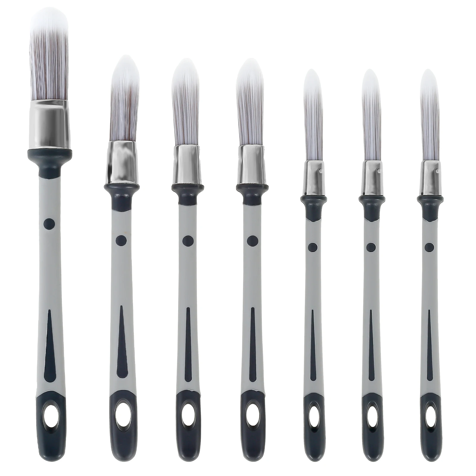 

7Pcs Small Paint Brushes Portable Trim Paint Brush Edge Painting Tool for Painting Wall Tool Furniture and Art Painting Brushes