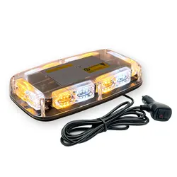 48LED Magnetic Rotating Strobe Warning Light Roof Top Emergency Signal Lamp Flash Beacon Lamp