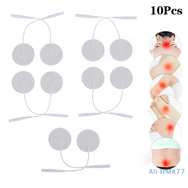 

10 шт., нетканые электроды для электростимуляции