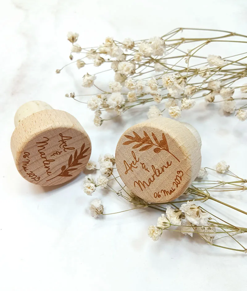 Personalized Red Wine Bottle Stopper Custom T-shape Wine Corks Wedding Supplies Birthday Decoration Wedding Favors For Guests